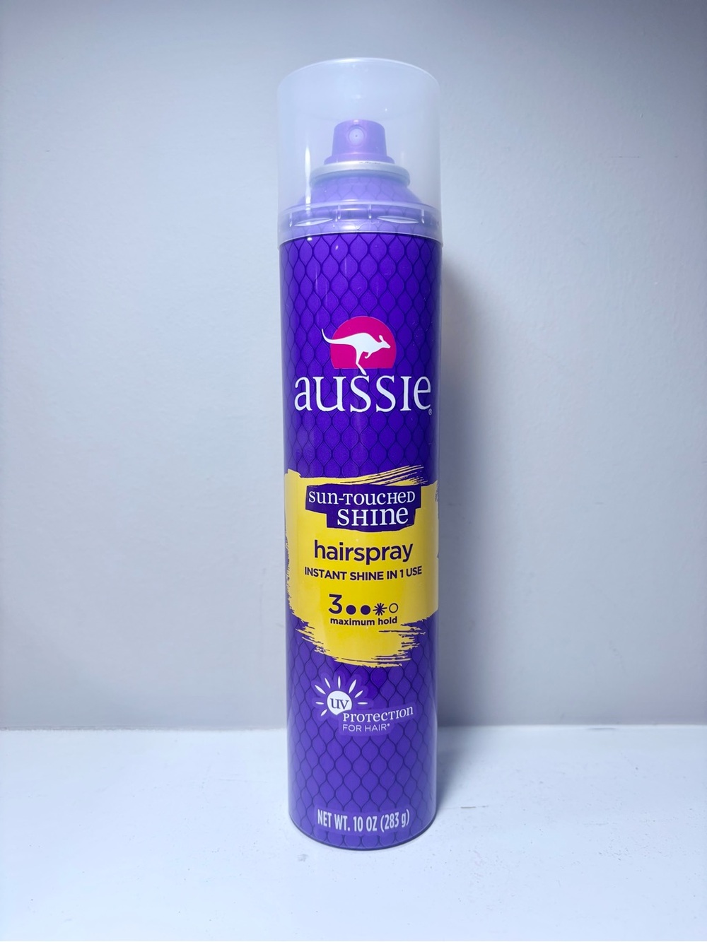 Aussie Sun-Touched Shine Hairspray 10 Fl Oz Rare Jojoba